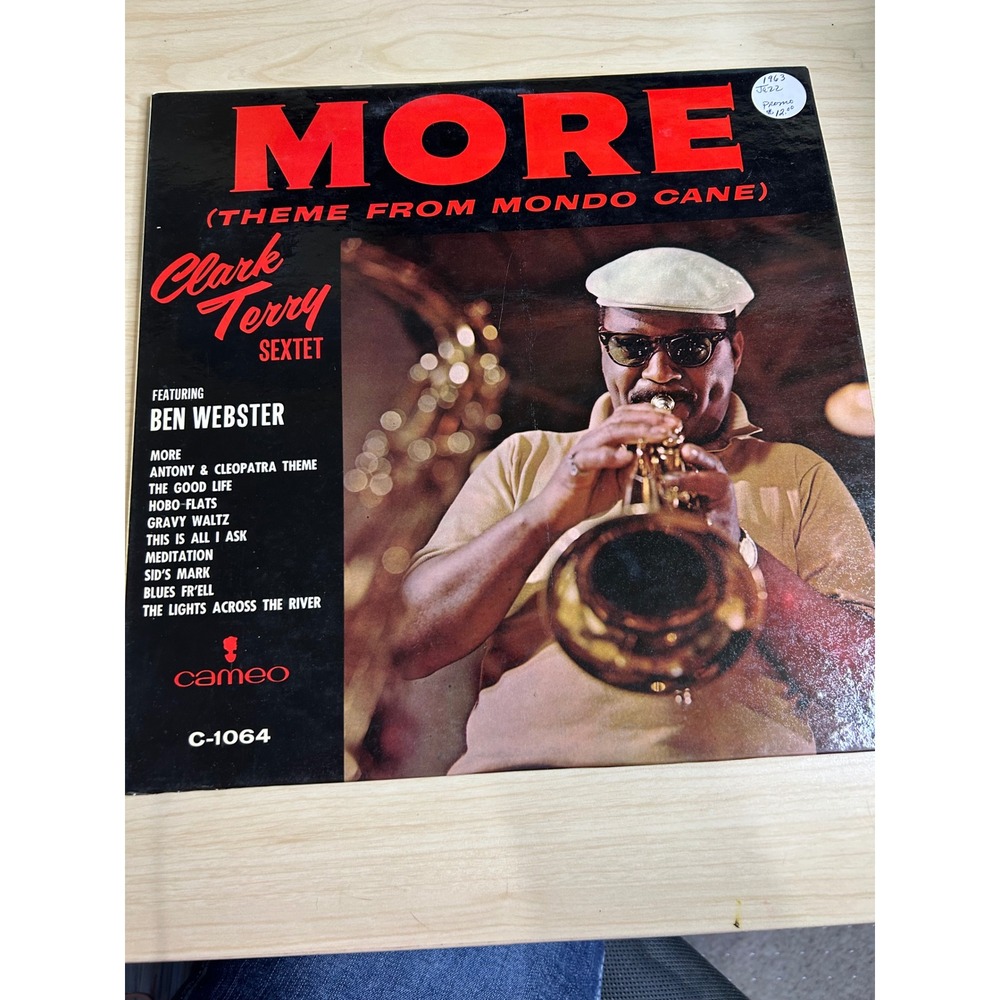 Clark Terry Sextet Ben Webster More Mondo Cane Vinyl LP‎ Cameo Mono DJ Copy